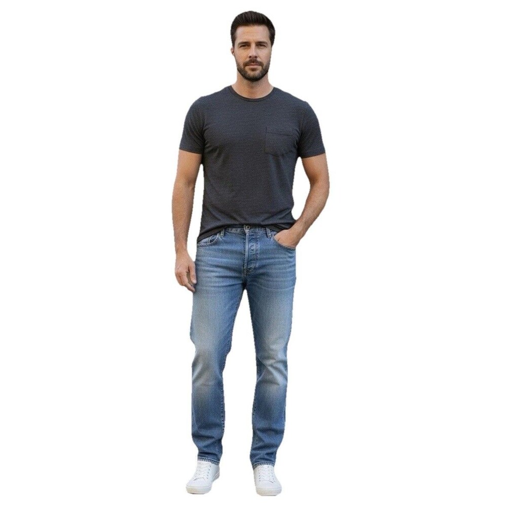 G-Star Raw STEAN TAPERED Men 38x 34 Slim Tapered Blue Jeans